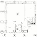 Планировка 2-комнатной квартиры, 69,74 м2