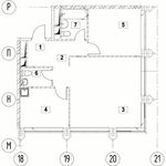 Планировка 2-комнатной квартиры, 61,43 м2