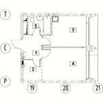 Планировка 1-комнатной квартиры, 35,56 м2