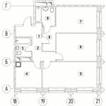 Планировка 3-комнатной квартиры, 78,58 м2