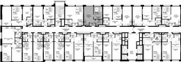 Планировка 1-комнатной квартиры, 33,7 м2