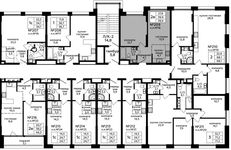 Планировка 2-комнатной квартиры, 39,9 м2