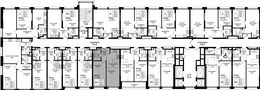 Планировка 2-комнатной квартиры, 45,9 м2
