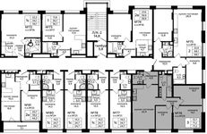Планировка 3-комнатной квартиры, 71,2 м2