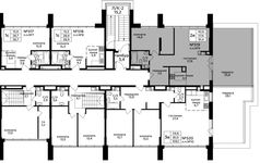 Планировка 2-комнатной квартиры, 91,4 м2