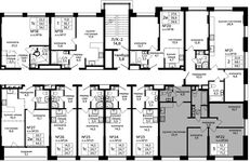 Планировка 3-комнатной квартиры, 71,2 м2