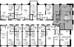 Планировка 3-комнатной квартиры, 72,7 м2