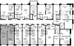 Планировка 2-комнатной квартиры, 46 м2