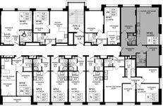 Планировка 2-комнатной квартиры, 68,1 м2