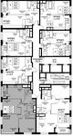 Планировка 3-комнатной квартиры, 75 м2