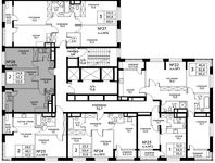 Планировка 2-комнатной квартиры, 53,9 м2