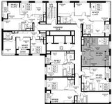 Планировка 1-комнатной квартиры, 44,1 м2
