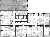 Планировка 3-комнатной квартиры, 89 м2