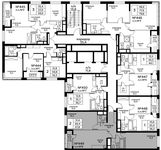 Планировка 2-комнатной квартиры, 67,8 м2