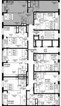 Планировка 2-комнатной квартиры, 74 м2