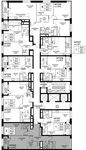 Планировка 3-комнатной квартиры, 68,1 м2