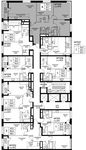 Планировка 4-комнатной квартиры, 93,7 м2