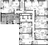 Планировка 2-комнатной квартиры, 52,5 м2