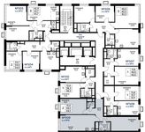 Планировка 2-комнатной квартиры, 69,5 м2