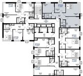Планировка 3-комнатной квартиры, 82,3 м2