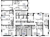 Планировка 2-комнатной квартиры, 54 м2