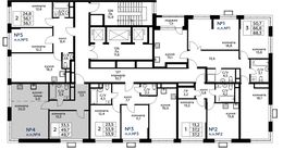 Планировка 2-комнатной квартиры, 49,7 м2