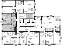 Планировка 2-комнатной квартиры, 55,8 м2