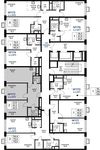 Планировка 2-комнатной квартиры, 61,5 м2
