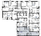 Планировка 2-комнатной квартиры, 67,7 м2