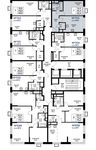 Планировка 1-комнатной квартиры, 43,4 м2