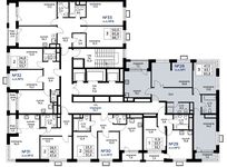 Планировка 3-комнатной квартиры, 85,8 м2