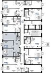 Планировка 2-комнатной квартиры, 61,5 м2