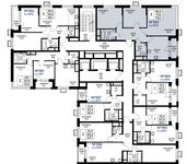 Планировка 3-комнатной квартиры, 79,5 м2