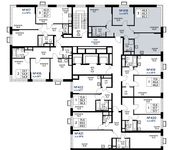 Планировка 3-комнатной квартиры, 82,3 м2