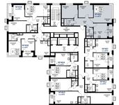 Планировка 3-комнатной квартиры, 79,4 м2
