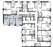 Планировка 2-комнатной квартиры, 54,9 м2