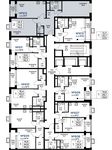 Планировка 2-комнатной квартиры, 74 м2