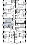 Планировка 1-комнатной квартиры, 40 м2