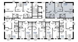 Планировка 3-комнатной квартиры, 88,9 м2