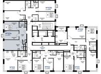 Планировка 2-комнатной квартиры, 55,8 м2