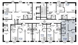 Планировка 2-комнатной квартиры, 57,3 м2