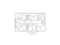 Планировка 4-комнатной квартиры, 119,1 м2