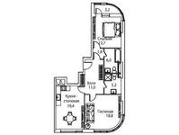 Планировка 3-комнатной квартиры, 78 м2