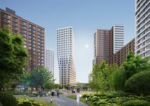Планировка 1-комнатной квартиры, 34,5 м2