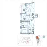 Планировка 3-комнатной квартиры, 86,1 м2