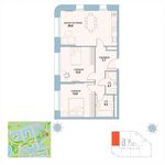 Планировка 2-комнатной квартиры, 60,6 м2