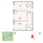 Планировка 2-комнатной квартиры, 73 м2