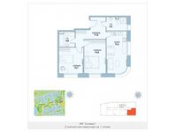 Планировка 2-комнатной квартиры, 67,5 м2