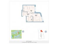 Планировка 1-комнатной квартиры, 37,2 м2