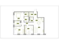 Планировка 4-комнатной квартиры, 101,9 м2